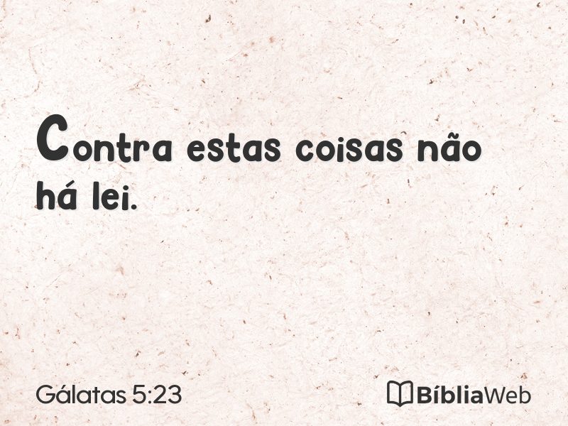 Gálatas 5:23 em imagem para compartilhar