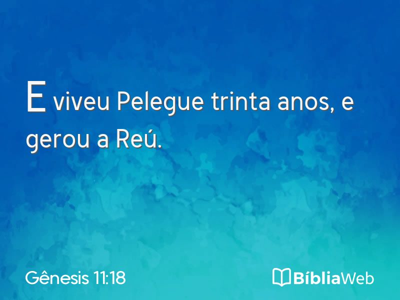 Gênesis 11:18 em imagem para compartilhar