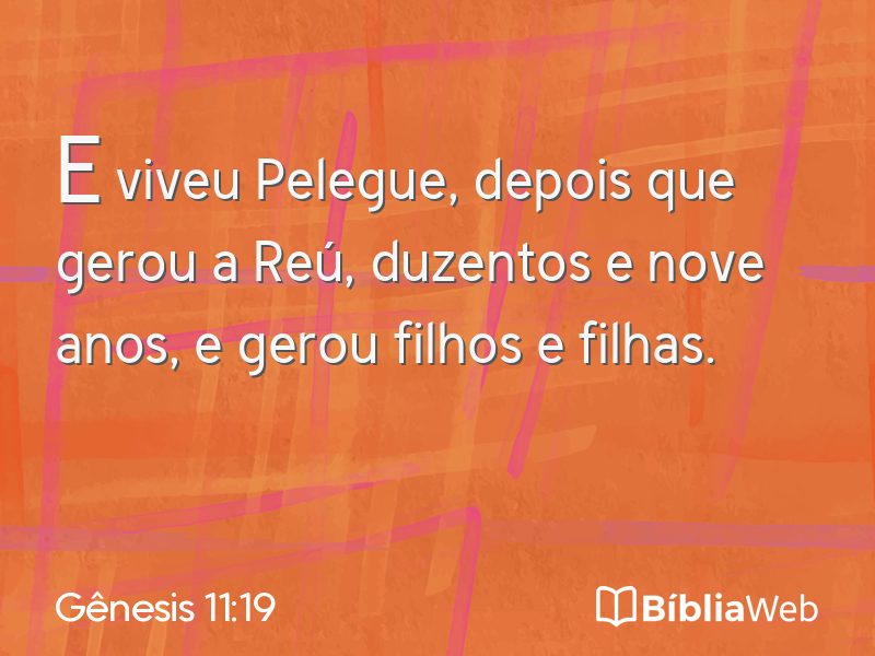 Gênesis 11:19 em imagem para compartilhar