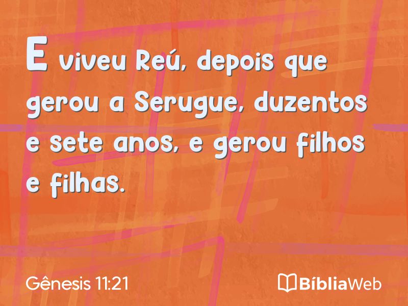 Gênesis 11:21 em imagem para compartilhar