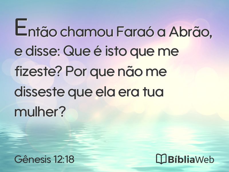 Gênesis 12:18 em imagem para compartilhar