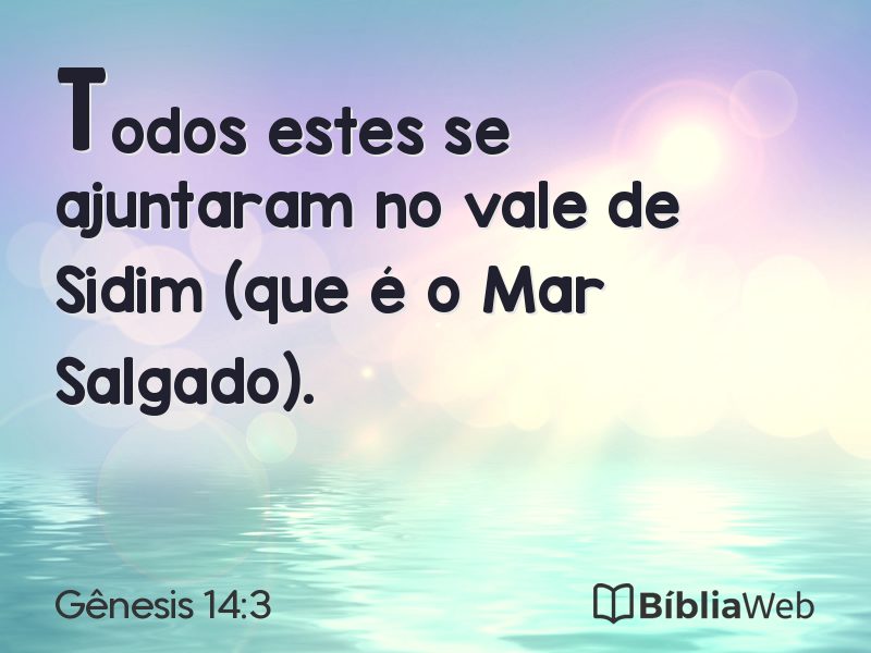 Gênesis 14:3 em imagem para compartilhar