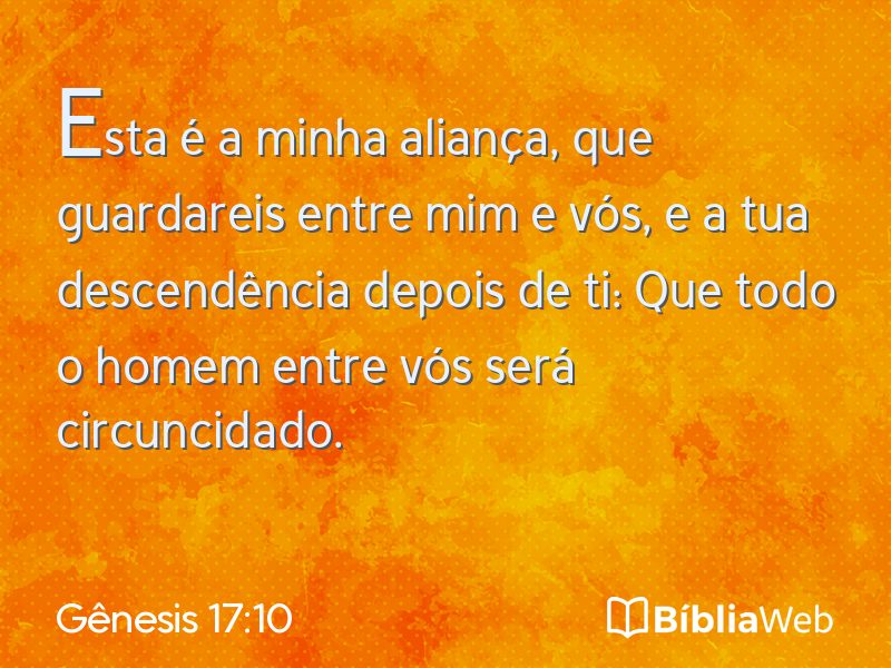 Gênesis 17:10 em imagem para compartilhar