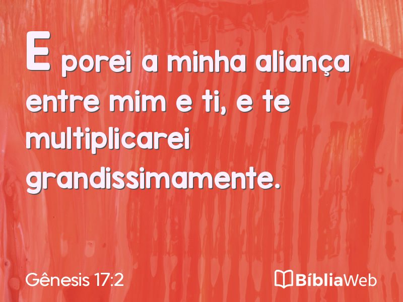 Gênesis 17:2 em imagem para compartilhar