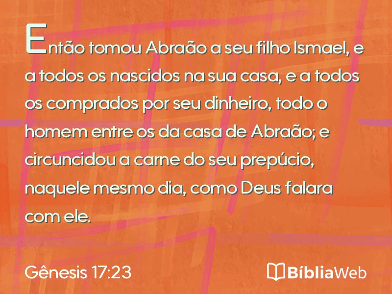 Gênesis 17:23 em imagem para compartilhar