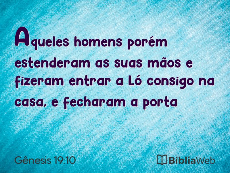 Gênesis 19:10 em imagem para compartilhar