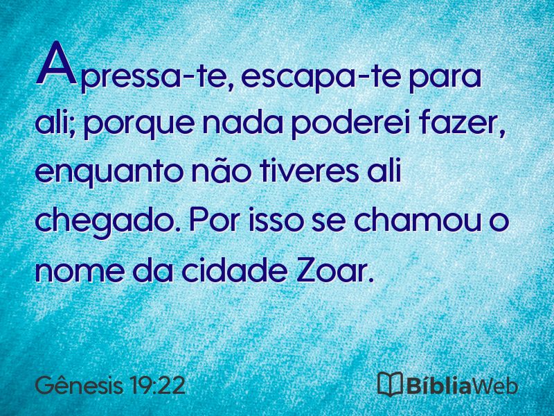 Gênesis 19:22 em imagem para compartilhar