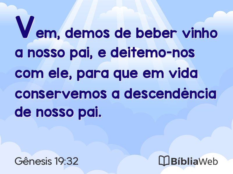Gênesis 19:32 em imagem para compartilhar