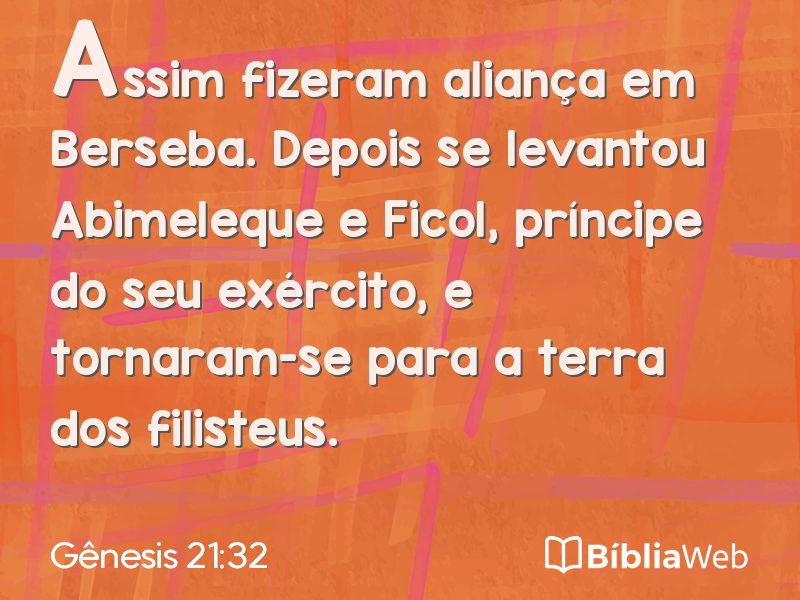 Gênesis 21:32 em imagem para compartilhar