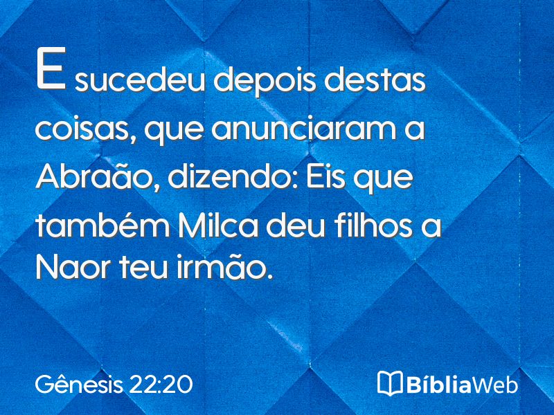 Gênesis 22:20 em imagem para compartilhar