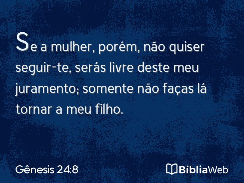 Gênesis 24:8 em imagem para compartilhar