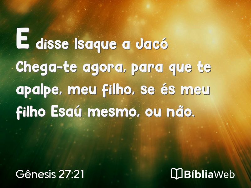 Gênesis 27:21 em imagem para compartilhar
