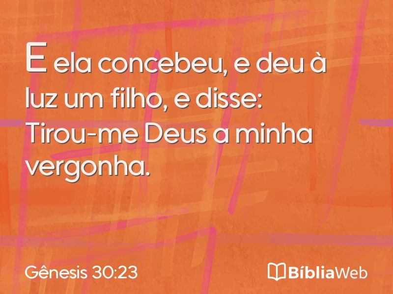 Gênesis 30:23 em imagem para compartilhar