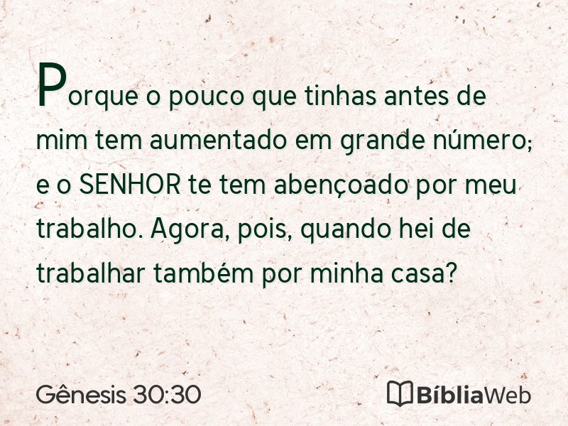 Gênesis 30:30 em imagem para compartilhar