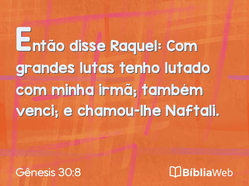 Gênesis 30:8 em imagem para compartilhar
