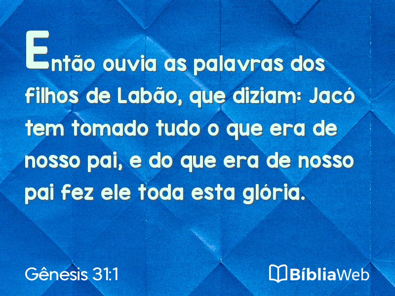 Gênesis 31:1 em imagem para compartilhar