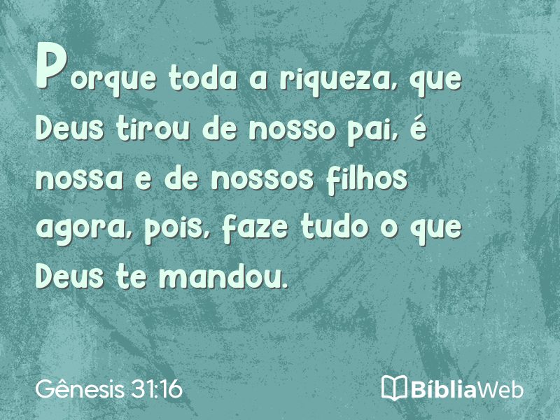 Gênesis 31:16 em imagem para compartilhar