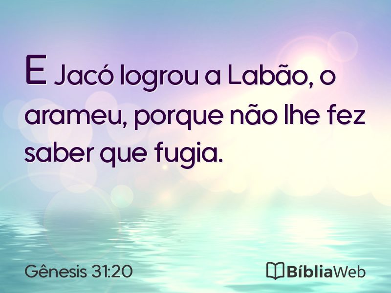Gênesis 31:20 em imagem para compartilhar