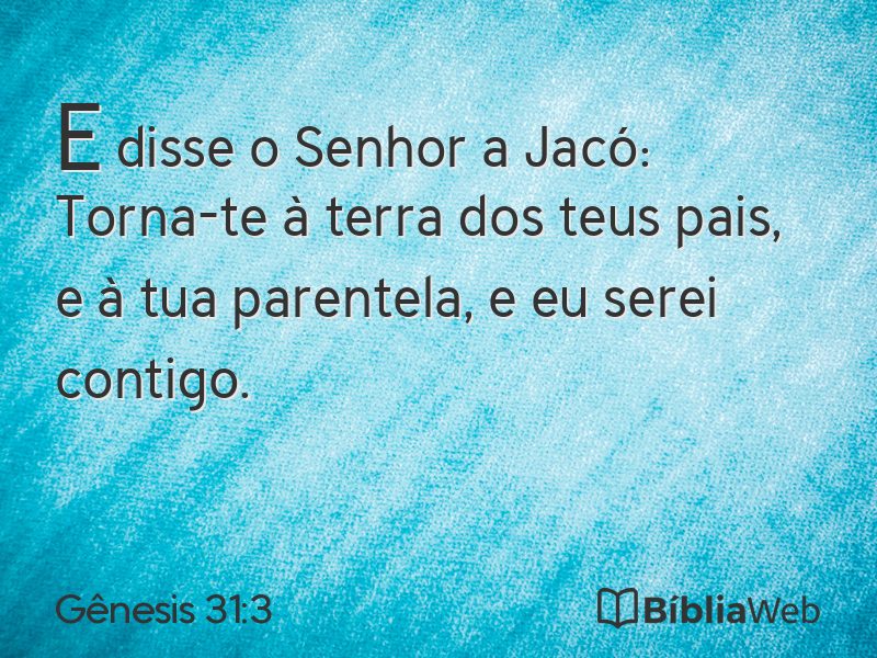 Gênesis 31:3 em imagem para compartilhar