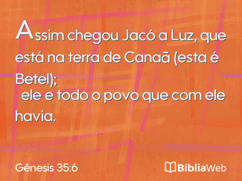 Gênesis 35:6 em imagem para compartilhar