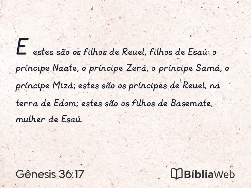 Gênesis 36:17 em imagem para compartilhar
