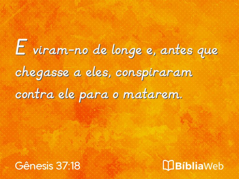 Gênesis 37:18 em imagem para compartilhar