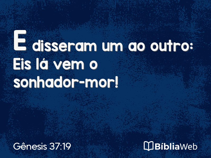 Gênesis 37:19 em imagem para compartilhar