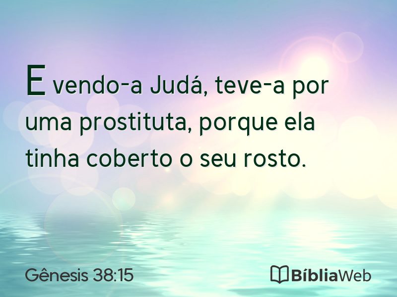 Gênesis 38:15 em imagem para compartilhar