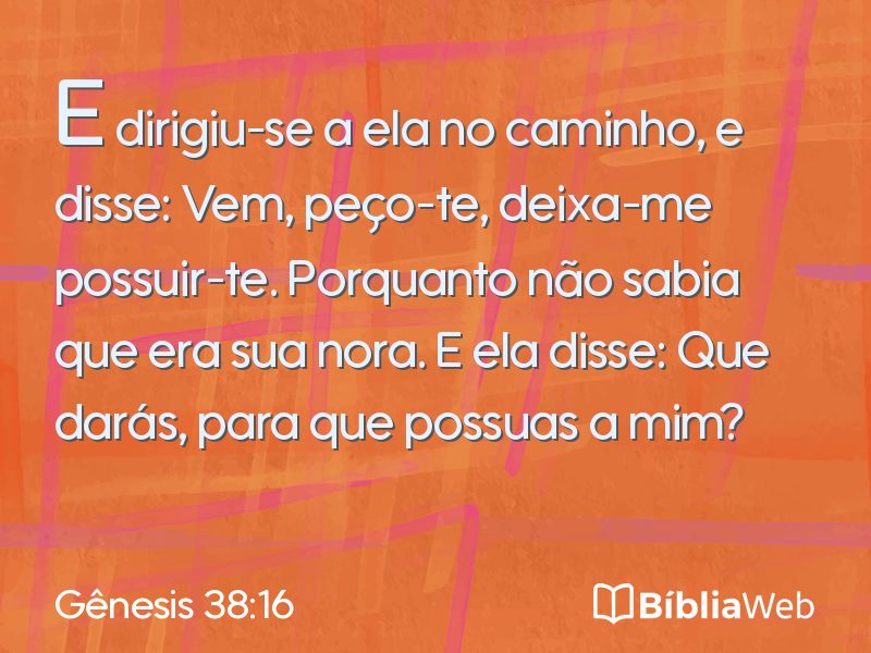 Gênesis 38:16 em imagem para compartilhar