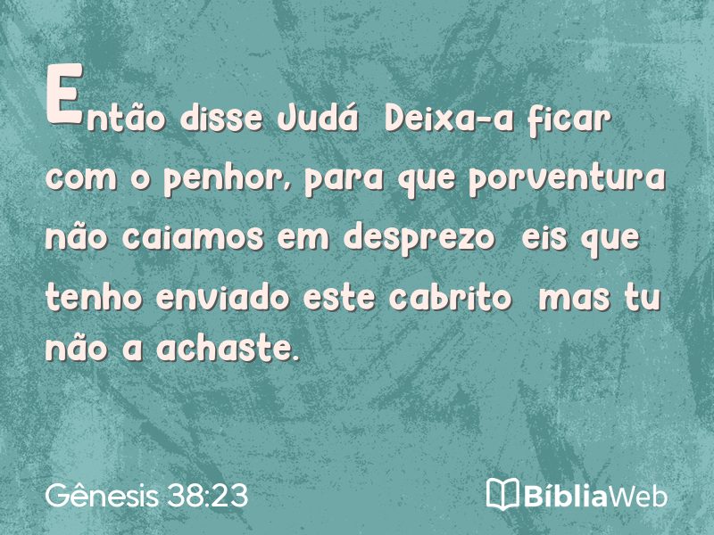 Gênesis 38:23 em imagem para compartilhar