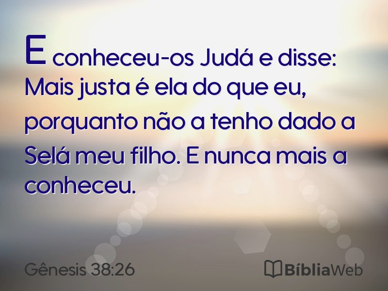 Gênesis 38:26 em imagem para compartilhar