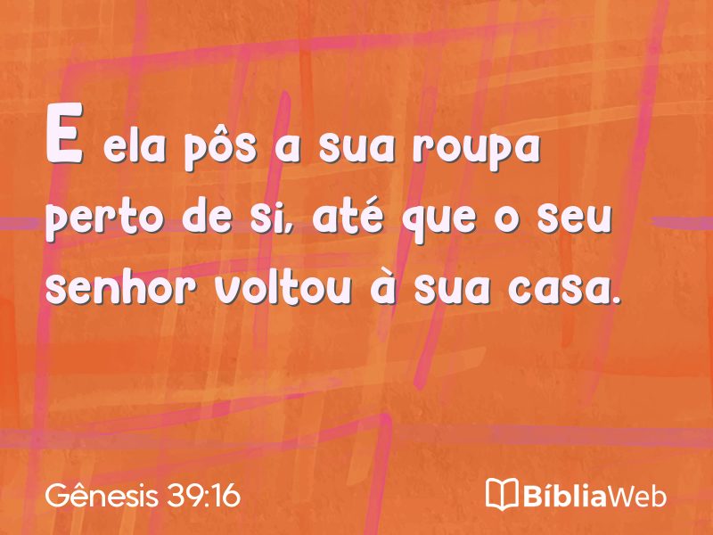 Gênesis 39:16 em imagem para compartilhar