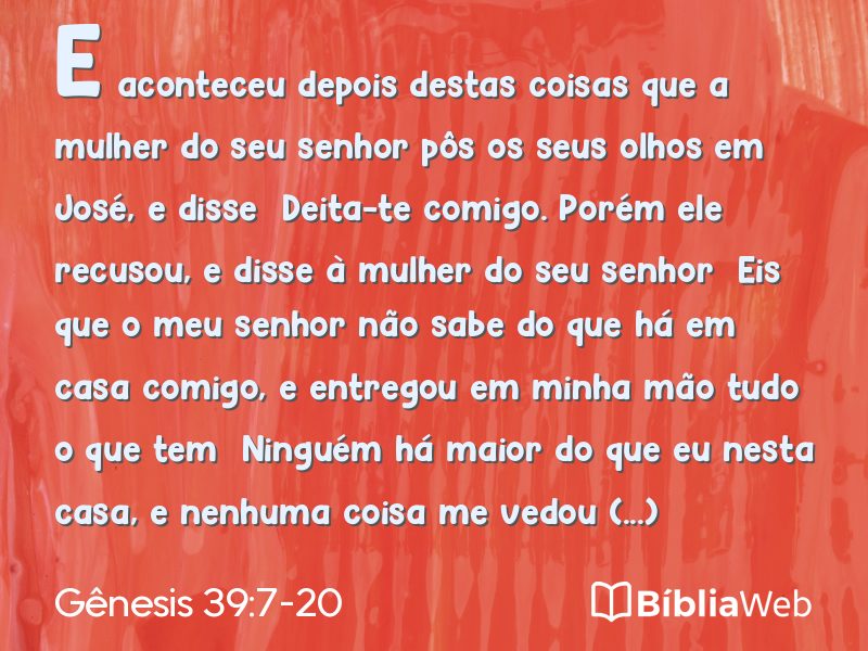 Gênesis 39:7-20 em imagem para compartilhar