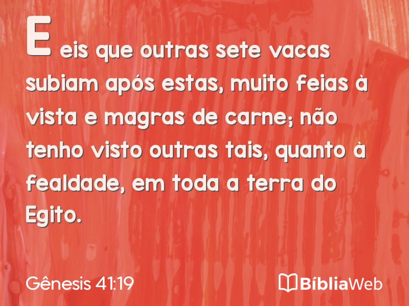 Gênesis 41:19 em imagem para compartilhar