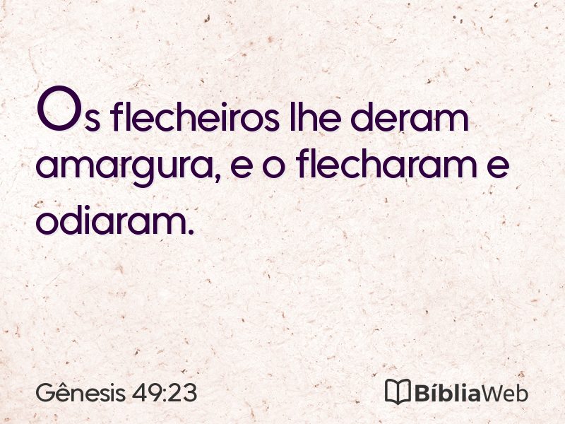 Gênesis 49:23 em imagem para compartilhar