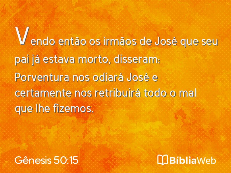 Gênesis 50:15 em imagem para compartilhar