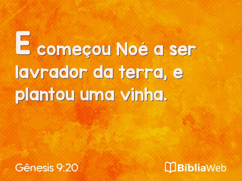 Gênesis 9:20 em imagem para compartilhar