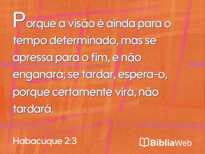 Habacuque 2:3 em imagem para compartilhar