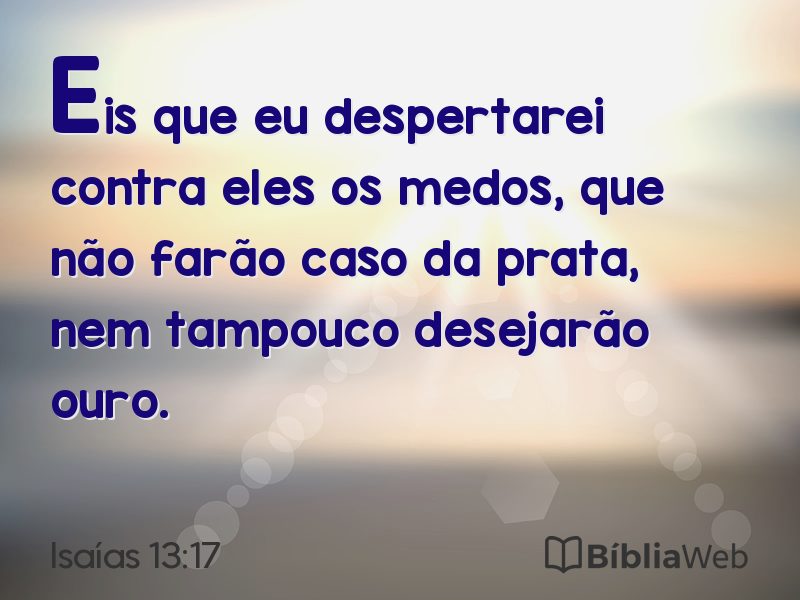 Isaías 13:17 em imagem para compartilhar