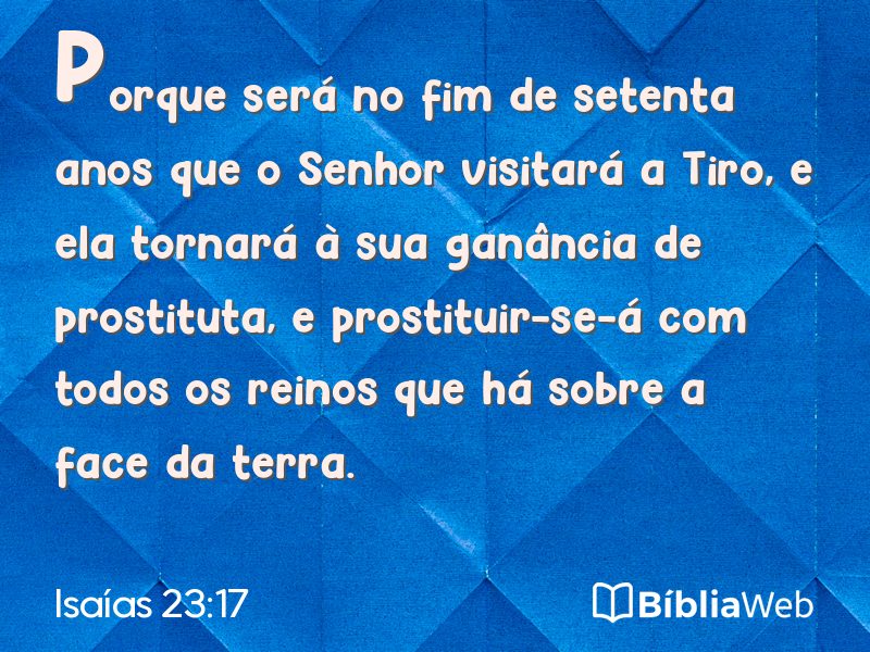 Isaías 23:17 em imagem para compartilhar