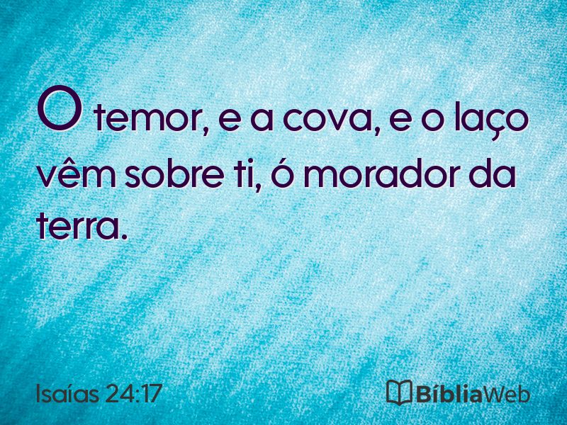 Isaías 24:17 em imagem para compartilhar