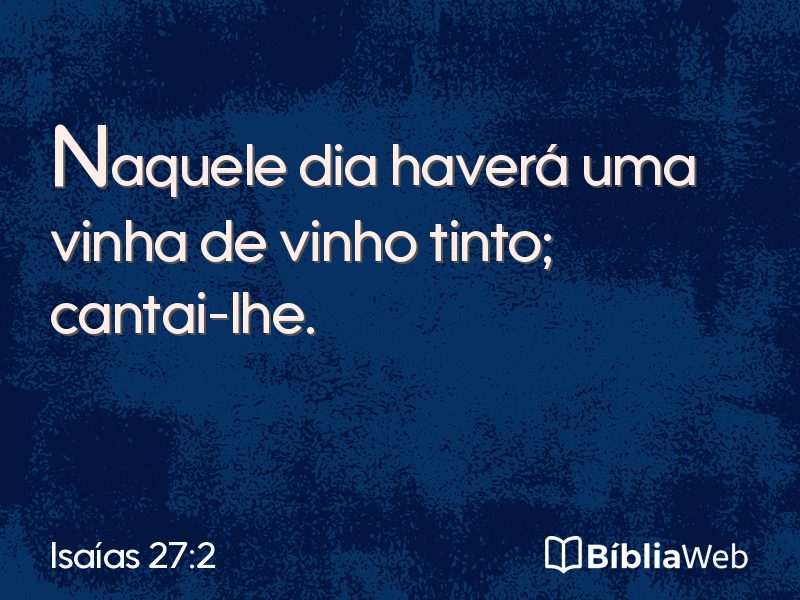 Isaías 27:2 em imagem para compartilhar