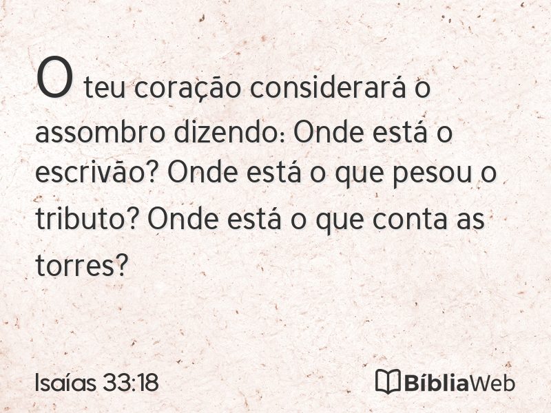 Isaías 33:18 em imagem para compartilhar