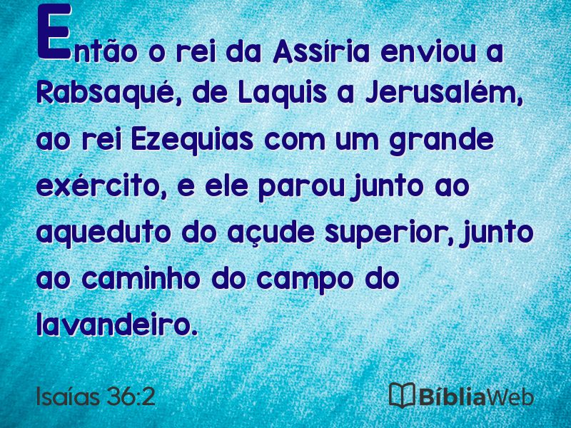 Isaías 36:2 em imagem para compartilhar