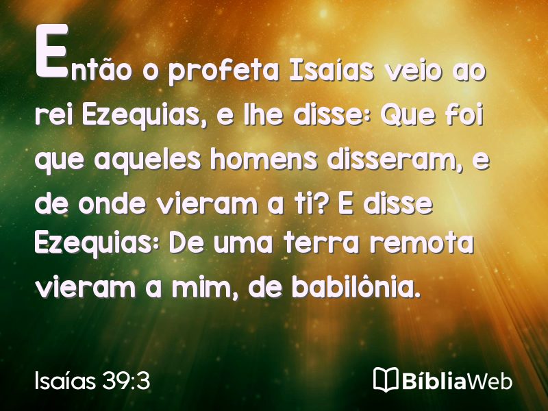 Isaías 39:3 em imagem para compartilhar
