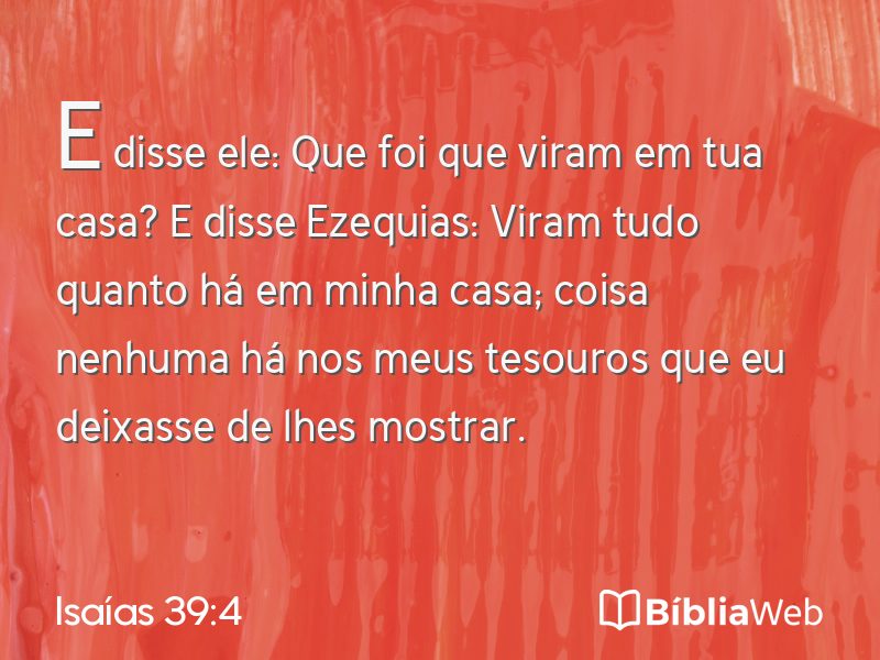 Isaías 39:4 em imagem para compartilhar