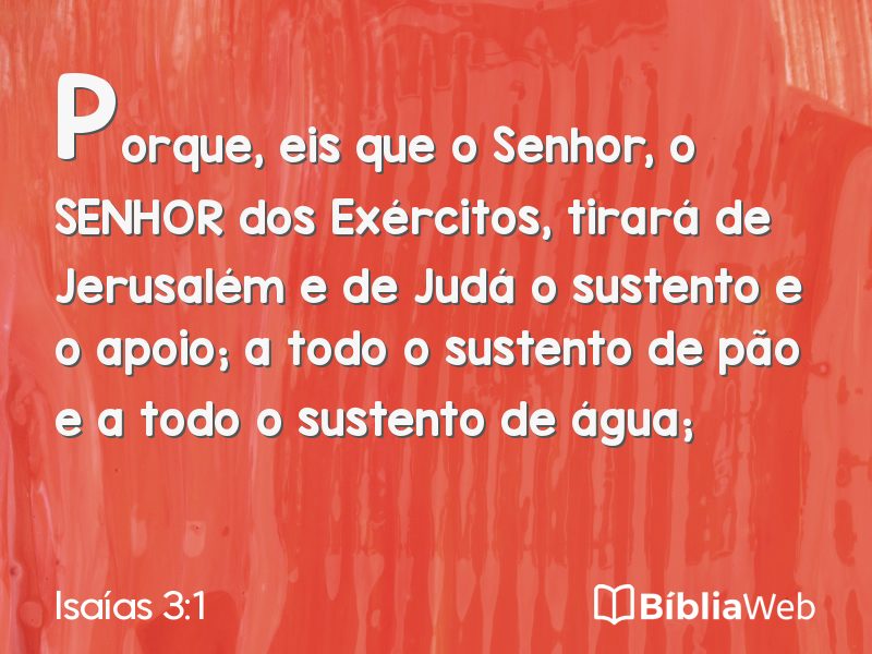 Isaías 3:1 em imagem para compartilhar