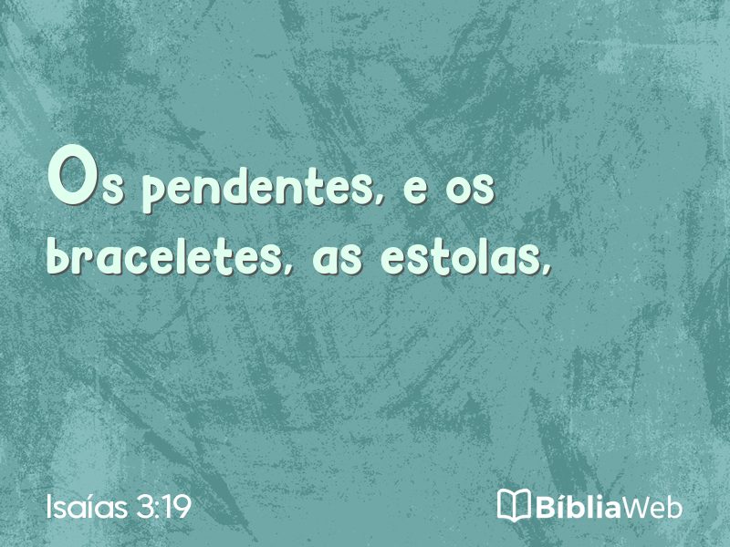 Isaías 3:19 em imagem para compartilhar