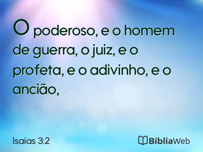 Isaías 3:2 em imagem para compartilhar