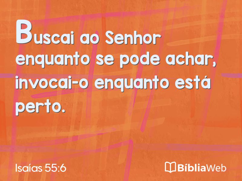Isaías 55:6 em imagem para compartilhar